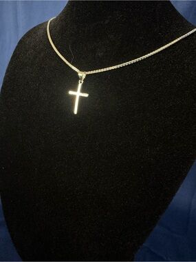 Solid 925 Small Cross Pendant